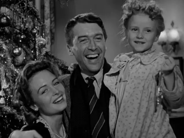 It's A Wonderful Life, Thomas Mitchell, James Stewart, 1946 Wall